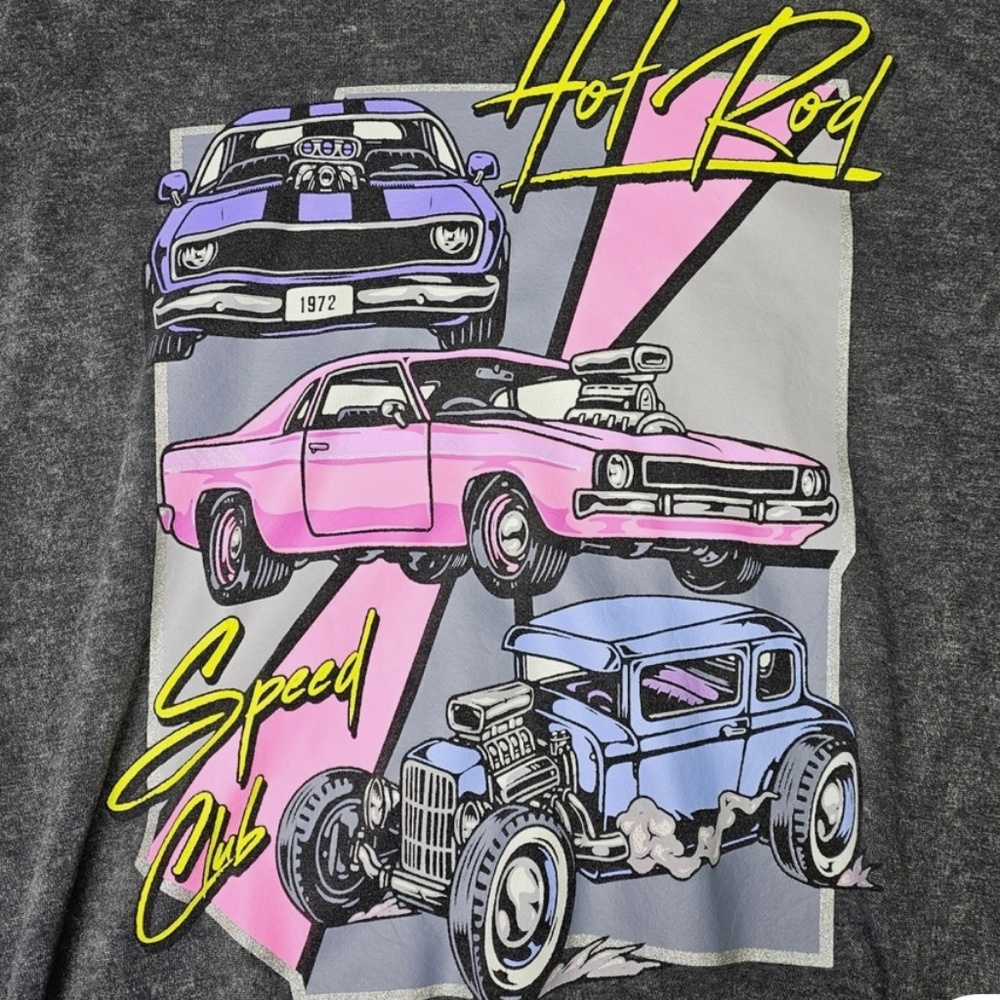 No Boundaries Hot Rod Crewneck - Picture 2 of 2
